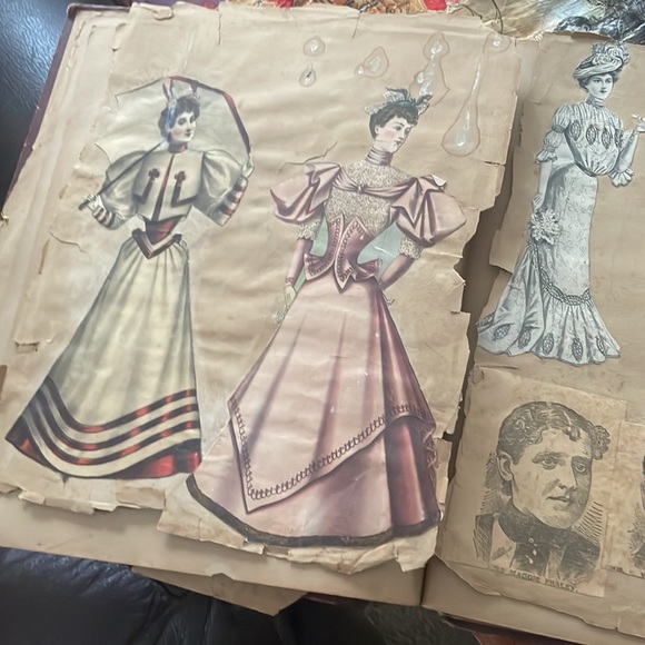 Antique early designer of fashion industry album scrapbook - Picture 3 of 17